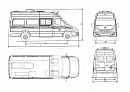 Автомобиль «Скорая медицинская помощь» класса А Sollers "Atlant" для транспортировки пациентов фото 2